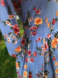 Azul Floreado