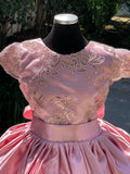 Rose Gold little Girl Dress