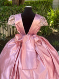 Rose Gold little Girl Dress