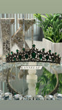 Luxury Crown Tiara💎 Green Emerald