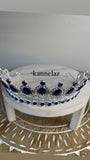 Luxury Crown-Tiara Silver Blue Color