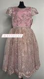 Royal Gown Rose Gold Little Girl Dress
