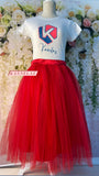 Tutu Tulle Red Skirt