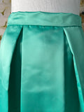 Satin Teal Skirt