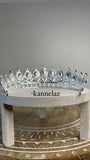 Luxury Crown-Tiara Silver Clear Color