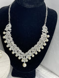 Luxury Crown-Tiara 💎Crystal Pearl Jewelry Set