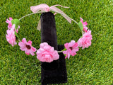 Rose Floral Crown -Pink
