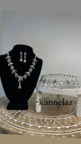 Luxury Crown-Tiara Silver clear set
