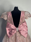 Royal Gown Rose Gold Little Girl Dress