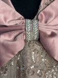 Royal Gown Rose Gold Little Girl Dress