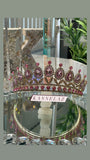 Luxury Pink Crown - Tiara Jewelry Set