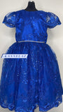 Royal blue dress