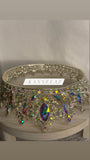Round Crystal Tiara/Teardrop Shape