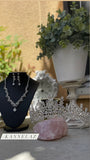Luxury Crown-Tiara 💎 White Jewelry Set