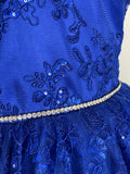 Royal blue dress