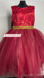 Royal Burgundy  Dress