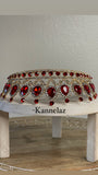 Luxury Crown Gold Red
