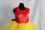 Hand Made Red & Yellow Princess Dress