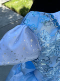 Hand Made Princess baby blue Dress