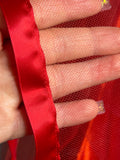 Red Rhinestone Tulle Dress
