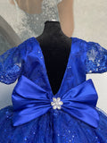 Royal blue dress