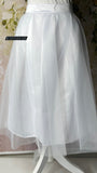 Tulle white skirt