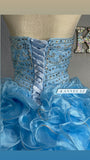 Sky blue Quinceañera dress