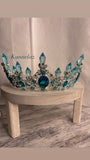Charming Blue Crystal Tiaras Crown