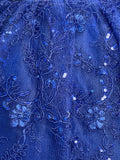 Royal blue dress