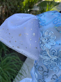 Hand Made Princess baby blue Dress