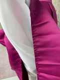 Satin Magenta Skirt