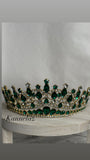 Green Crystal Crown Set