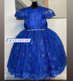 Royal blue dress