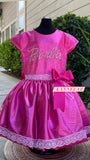 Hand Made Barbie Pink Dress