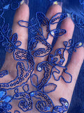 Royal blue dress