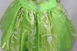Hand Made Bright Green Strapless Dress