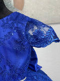 Royal blue dress
