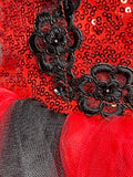 Hand Made Black & Red Princess Dress