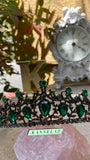 Luxury Crown Tiara💎 Green Emerald
