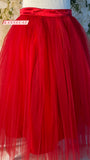 Tutu Tulle Red Skirt