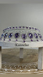 Luxury Crown-Tiara Silver Purple Color