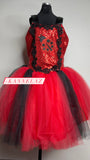 Hand Made Black & Red Princess Dress
