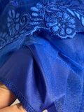 Royal blue dress