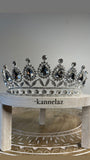 Luxury Crown-Tiara Silver Clear Color