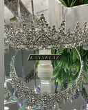 Luxury Crown-Tiara 💎 White Jewelry Set