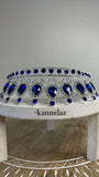 Luxury Crown-Tiara Silver Blue Color