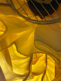 Hand Made Short Sleeve Yellow Dress