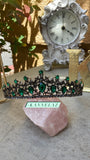 Luxury Crown Tiara💎 Green Emerald