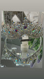 Luxury Crown Tiara 💎 Silver-Crystal Water