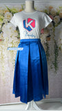 Silk Royal Blue Skirt